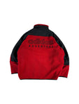Vintage Adidas Adventure Fleecejacke 90s Made In Japan By Descente Rot Schwarz M