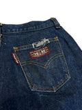 70s Levis Jeans Big E Made In USA Blau S-M - RareRags