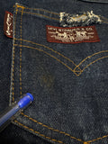 70s Levis Jeans Big E Made In USA Blau S-M - RareRags