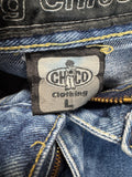 90s Chico Baggy Jeans Made In Europe Blau L - RareRags