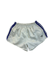 Vintage Adidas Shorts 80s Glanz Sprinter Made In West Germany Weiß D6 M-L