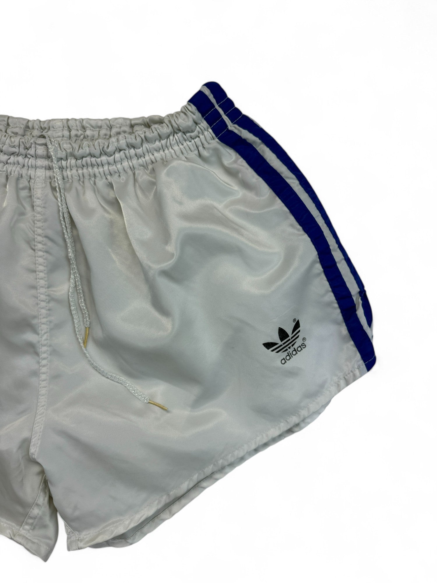 Vintage Adidas Shorts 80s Glanz Sprinter Made In West Germany Weiß D6 M-L