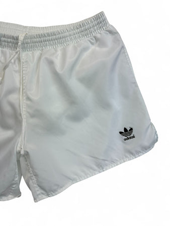 Vintage Adidas Shorts 80s Glanz Sprinter Made In Yugoslavia Weiß D5 M