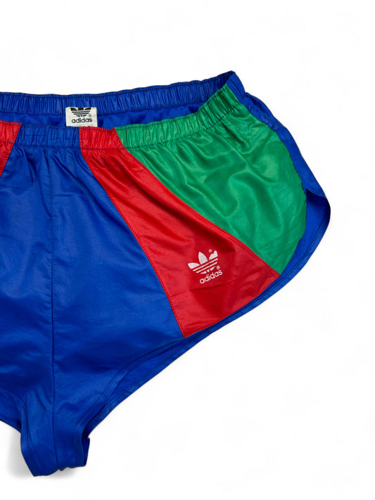 Rare! Vintage Adidas Shorts 80s Shiny Sprinter Made in West Germany Bunt D6 M-L