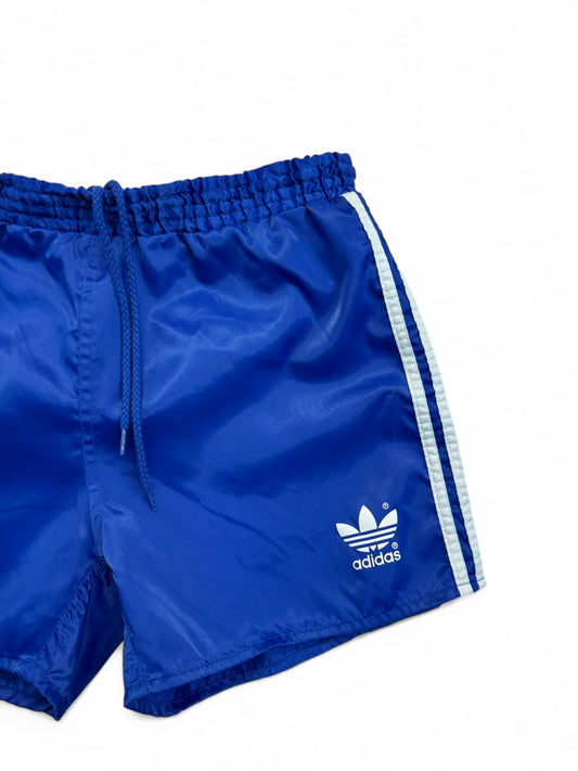Vintage Adidas Shorts 80s Glanz Sprinter Blau (Kids 164) S-M