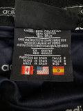 Vintage Adidas Fleecejacke 90s Trefoil-Zip Made In Spain Schwarz Grau (8) L-XL