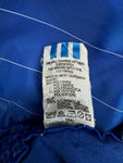 Vintage Adidas Shorts 80s Glanz Sprinter "Santiago" Nadelstreifen Made In West Germany Blau M-L