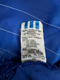Vintage Adidas Shorts 80s Glanz Sprinter "Santiago" Nadelstreifen Made In West Germany Blau M-L