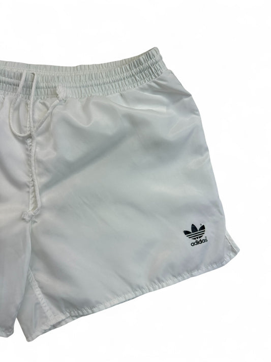 Vintage Adidas Shorts 80s Glanz Sprinter Made In Yugoslavia Weiß D4 S-M