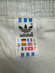 Vintage Adidas Shorts 80s Glanz Sprinter Made In Yugoslavia Weiß D5 M
