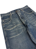 90s Pelle Pelle Baggy Jeans Custom Elements Dunkelblau W34 L34 - RareRags