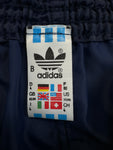 Vintage Adidas Shorts 80s Glanz Sprinter Made In West Germany Dunkelblau D4 S