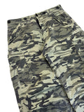 90s Pelle Pelle Cargo Baggy Pants Washed Green Camouflage W34 L34 - RareRags