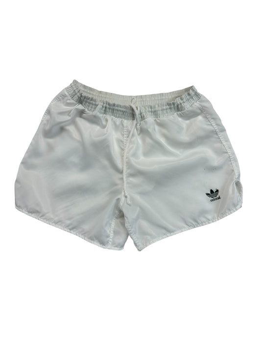Vintage Adidas Shorts 80s Glanz Sprinter Made In Yugoslavia Weiß D4 S-M