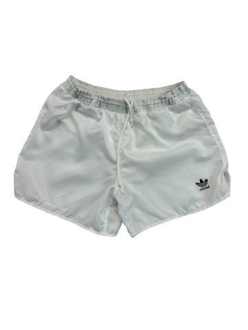 Vintage Adidas Shorts 80s Glanz Sprinter Made In Yugoslavia Weiß D4 S-M
