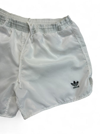 Vintage Adidas Shorts 80s Glanz Sprinter Made In Yugoslavia Weiß D4 S-M