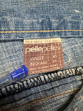 90s Pelle Pelle Baggy Jeans Sample Hellblau W36 L34 - RareRags