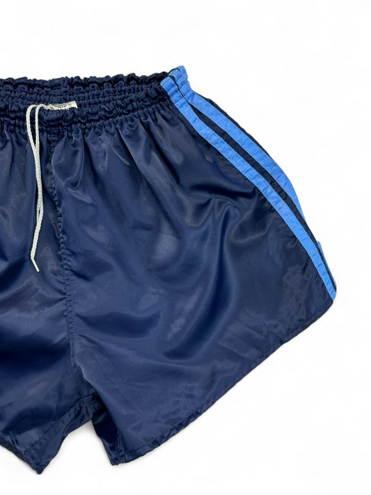 Vintage Adidas Shorts 80s Glanz Sprinter Made In West Germany Dunkelblau D7 L