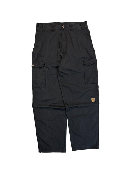 90s Pelle Pelle Cargo Pants Schwarz W34 L34 - RareRags