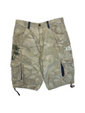 90s Pelle Pelle Cargo Shorts Sand Camouflage W34 - RareRags