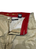 90s Pelle Pelle Cargo Shorts Sand Camouflage W34 - RareRags