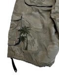 90s Pelle Pelle Cargo Shorts Sand Camouflage W34 - RareRags