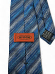 Vintage Missoni Krawatte 90s Made In Italy Seide Blau