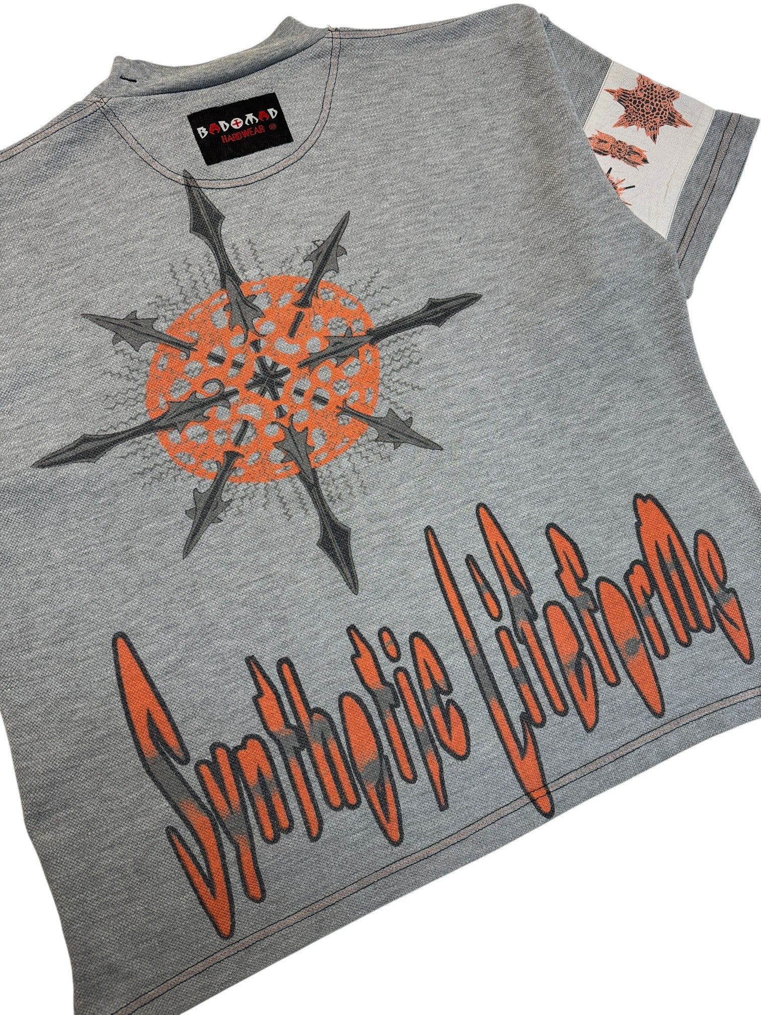 00s Bad+Mad Shirt "Synthetic Lifeforms" Grau XL - RareRags