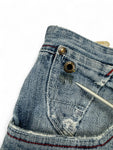 Vintage Cross Colours Jorts 90s Baggy Y2K Blau 32