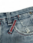 Vintage Cross Colours Jorts 90s Baggy Y2K Blau 32