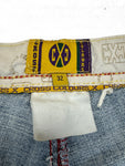 Vintage Cross Colours Jorts 90s Baggy Y2K Blau 32