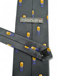Olandre Krawatte 00s "Nokia" Handy Print Dunkelblau