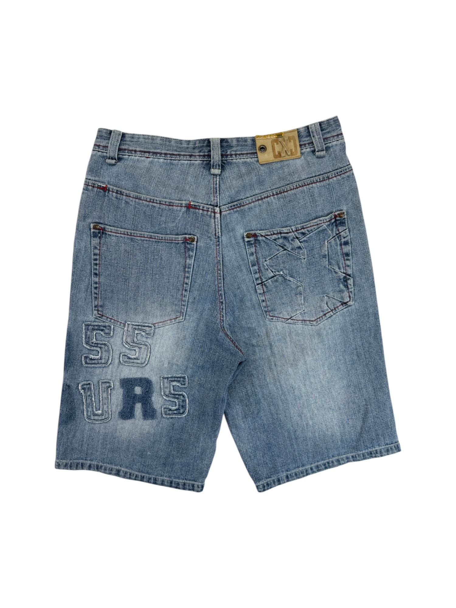 Vintage Cross Colours Jorts 90s Baggy Y2K Blau 32