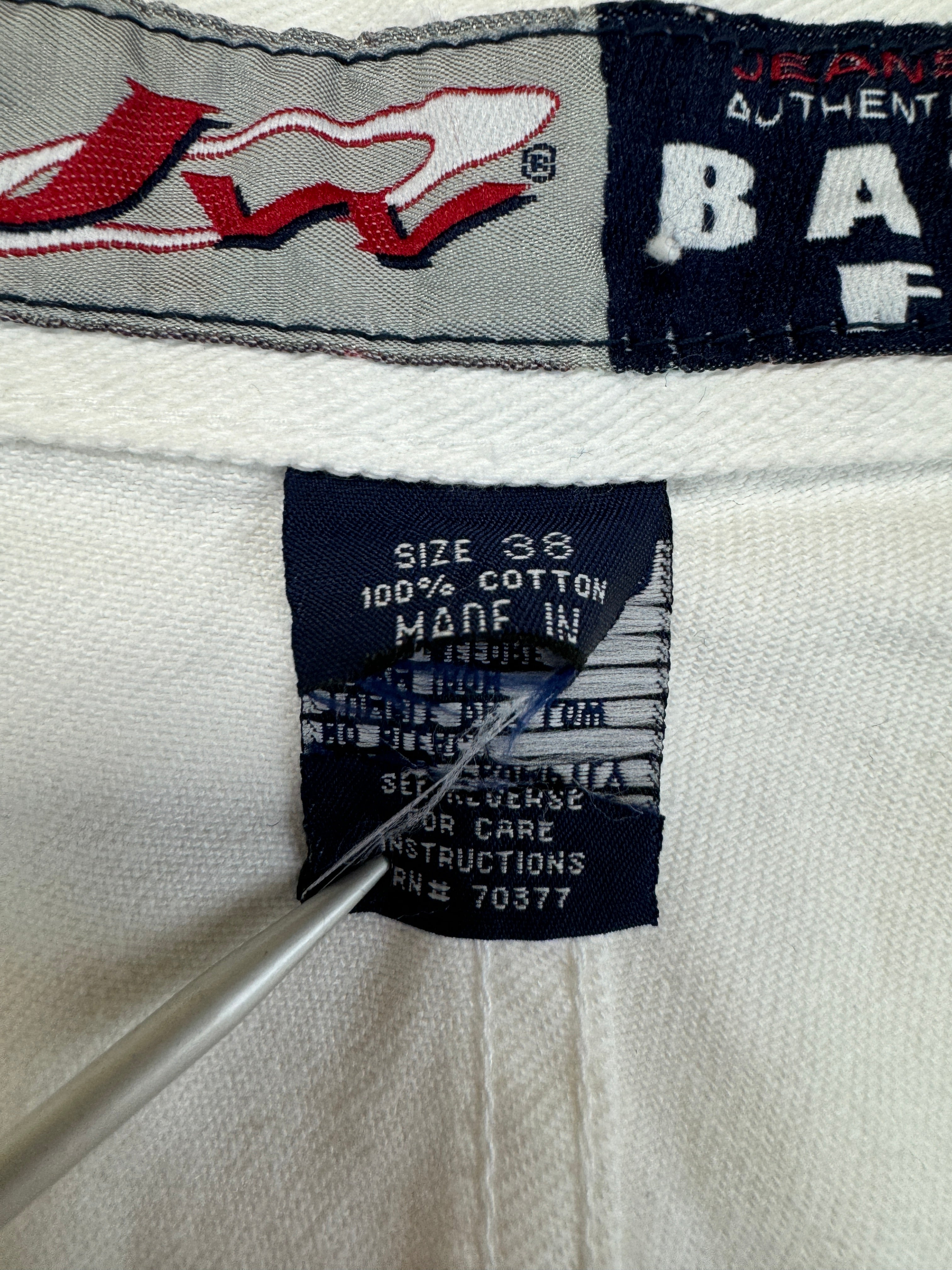Vintage JW Shorts 90s Baggy Fit Basic Weiß 38