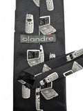 Olandre Krawatte 00s "Nokia" Laptop&Handy Dunkelblau