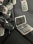 Olandre Krawatte 00s "Nokia" Laptop&Handy Dunkelblau