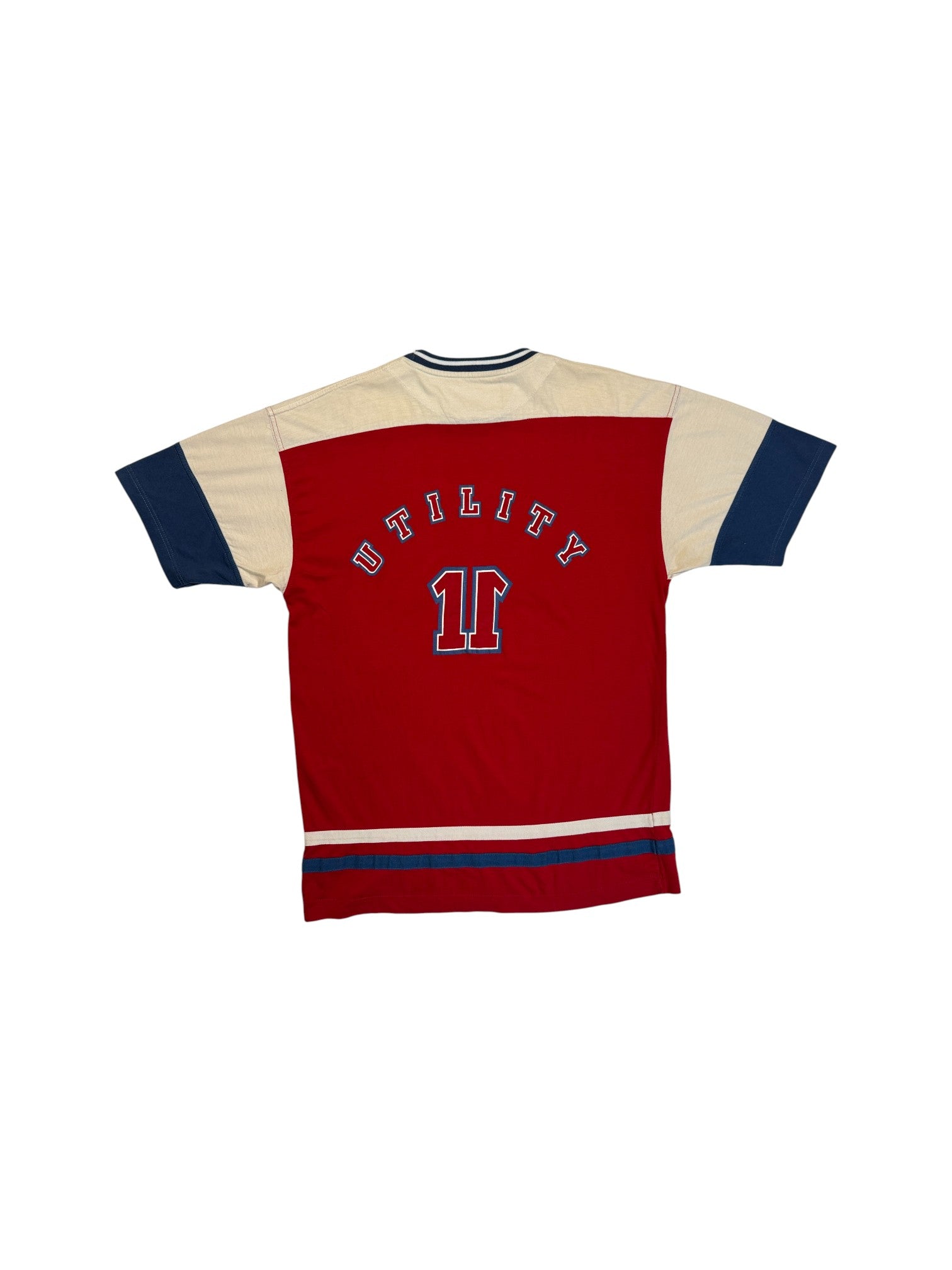 00s Bad+Mad Shirt "Utility" Rot L - RareRags