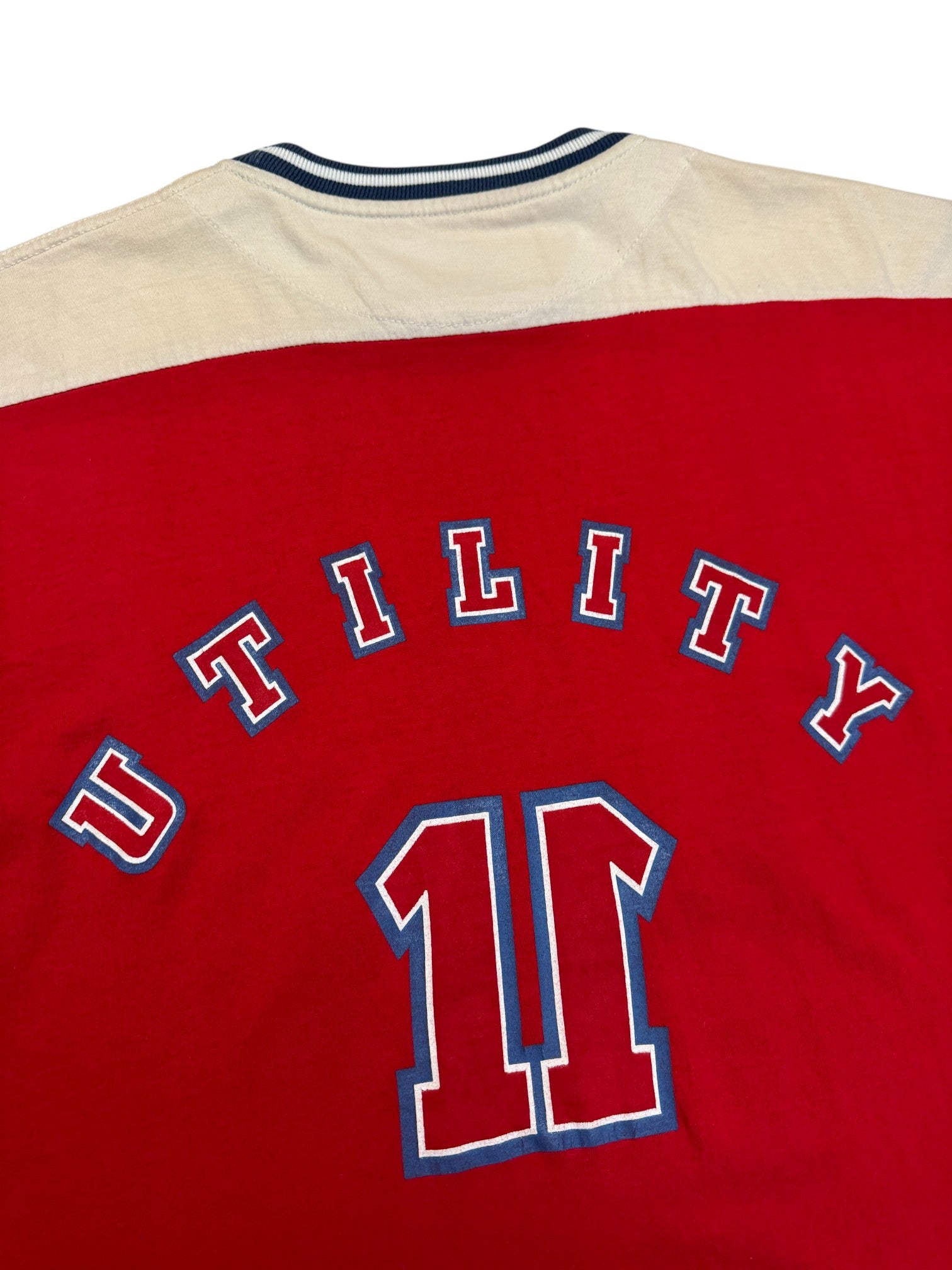 00s Bad+Mad Shirt "Utility" Rot L - RareRags