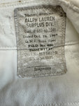 Ralph Lauren Cargoshorts Retro "Mountain Trousers" Weiß 33