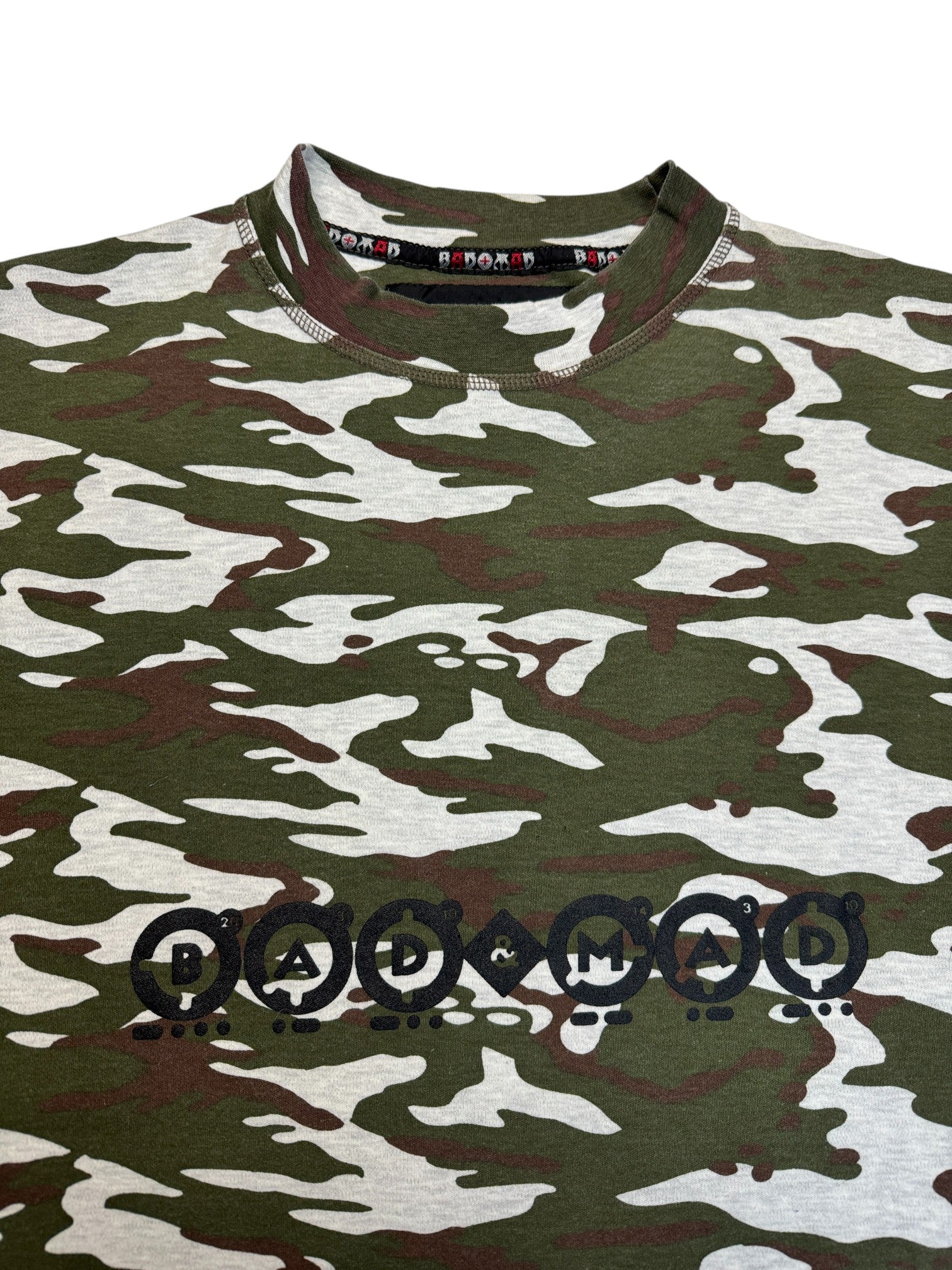 00s Bad+Mad Shirt Woodland Camo L - RareRags