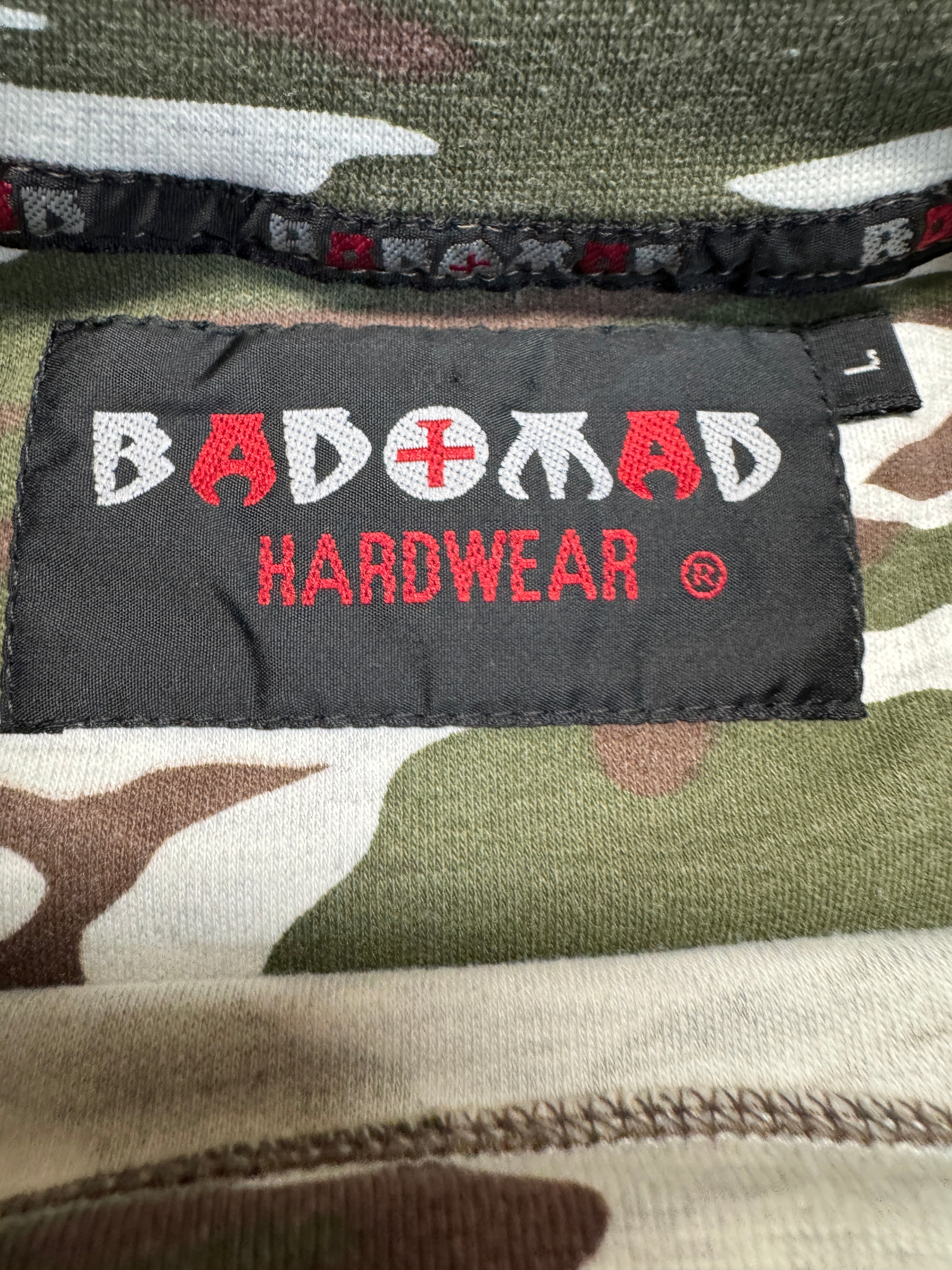00s Bad+Mad Shirt Woodland Camo L - RareRags
