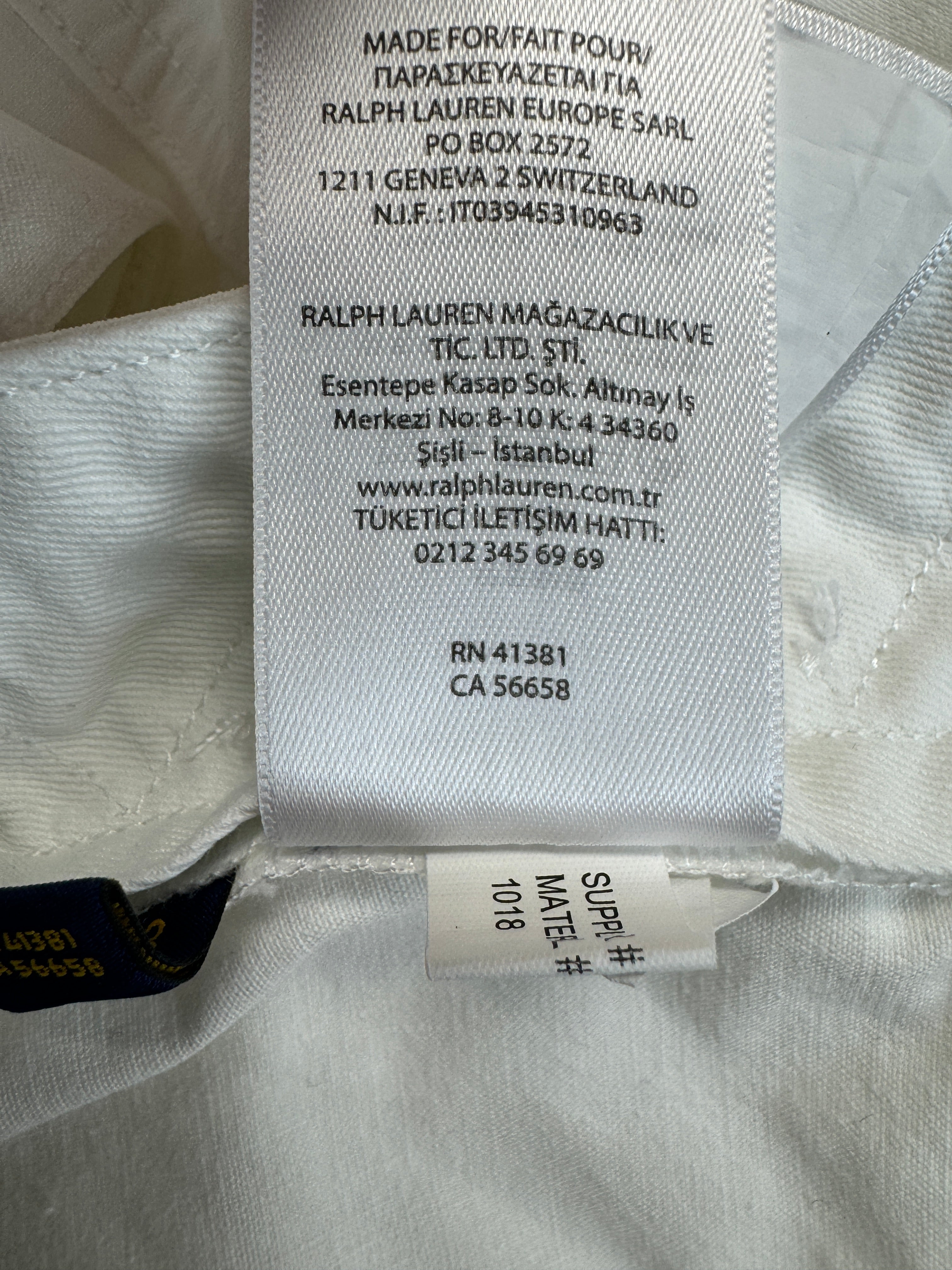 Ralph Lauren Cargoshorts Retro "Mountain Trousers" Weiß 33