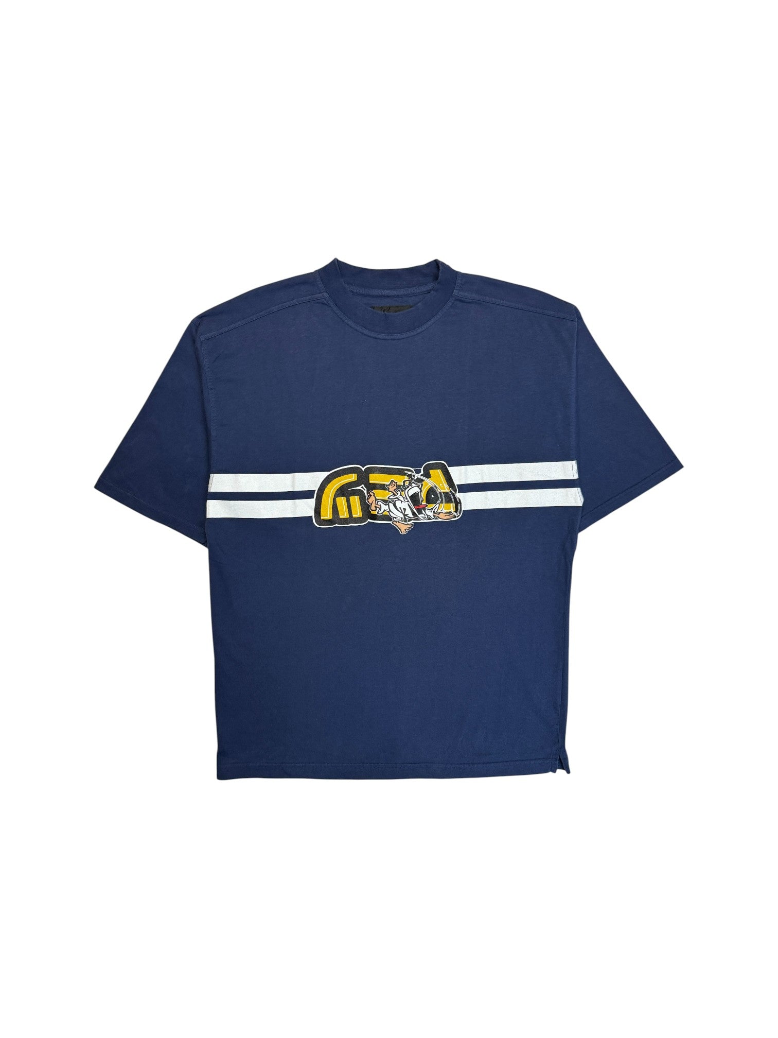 00s Bad+Mad Shirt Judoka Dunkelblau L - RareRags