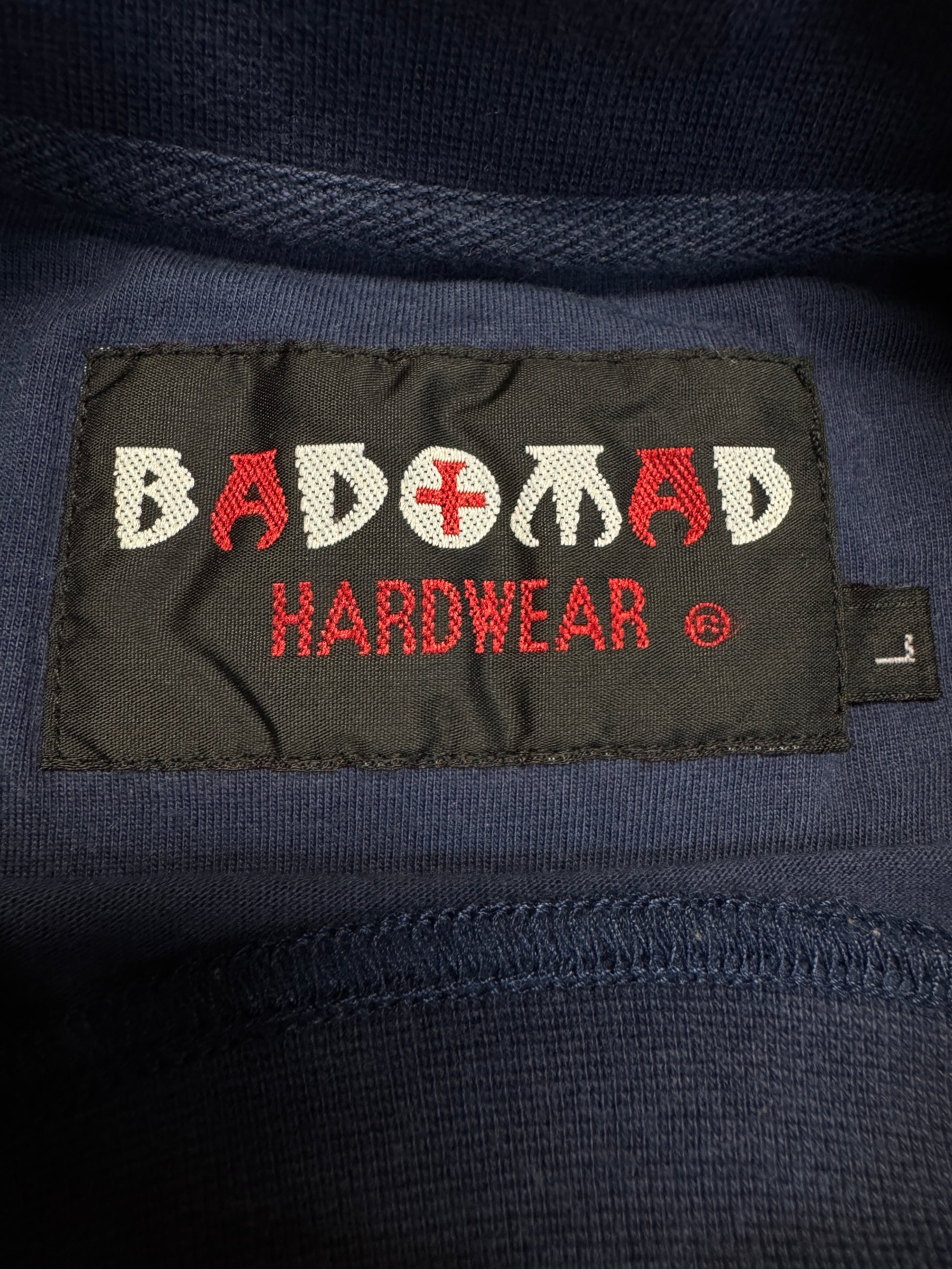 00s Bad+Mad Shirt Judoka Dunkelblau L - RareRags