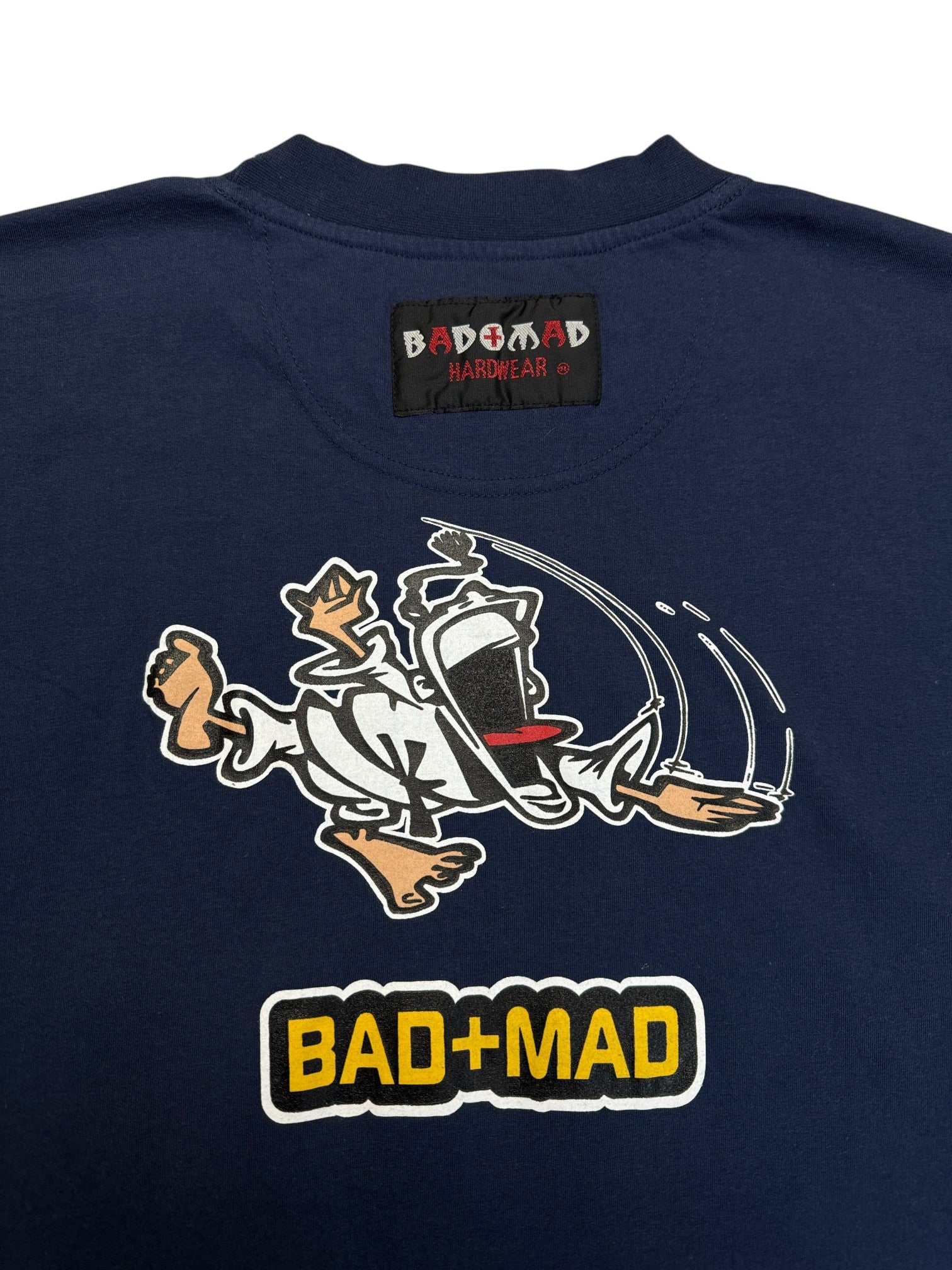 00s Bad+Mad Shirt Judoka Dunkelblau L - RareRags