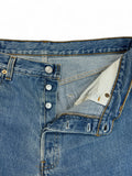 Vintage Levis Shorts 1996 501 Made In USA Gekürzt Blau W34