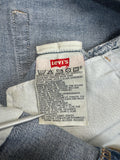 Vintage Levis Shorts 1996 501 Made In USA Gekürzt Blau W34