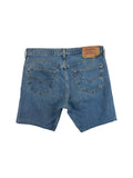 Vintage Levis Shorts 1996 501 Made In USA Gekürzt Blau W34
