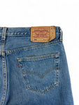 Vintage Levis Shorts 1996 501 Made In USA Gekürzt Blau W34