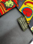 Vintage Atlas Design Krawatte 90s Made In Korea Sushi Print Bunt